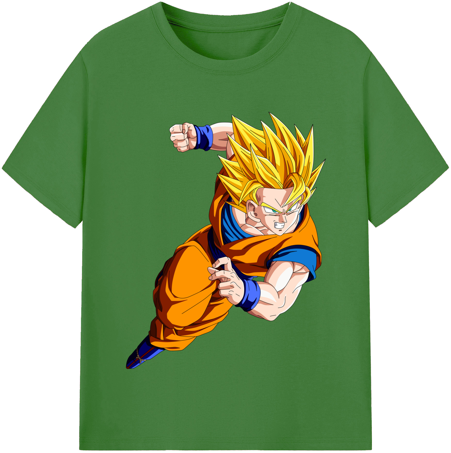 （画像用） ドラゴンボール 孫悟空（そん ごくう）Son Goku カカロット DRAGON BALL Kakarotto レディースカジュアルプリントTシャツ（綿100％）